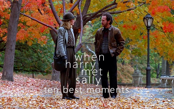 Meg Ryan and Billy Crystal walk the autumnal streets of New York for this image representing a list on their greatest movie.