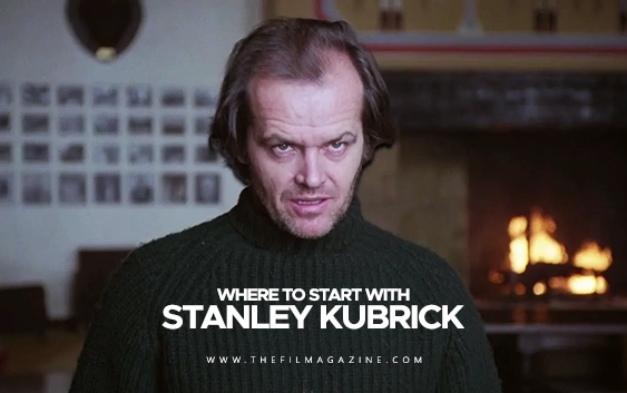 Jack Nicholson delivers the famous Kubrick stare inside the Overlook Hotel in 'The Shining'.
